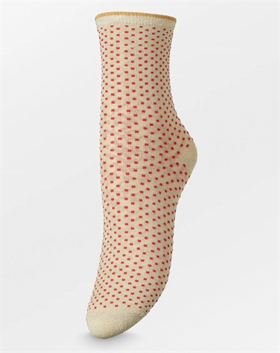 Beck Söndergaard - Dina Small Dots Strømper - Red Love